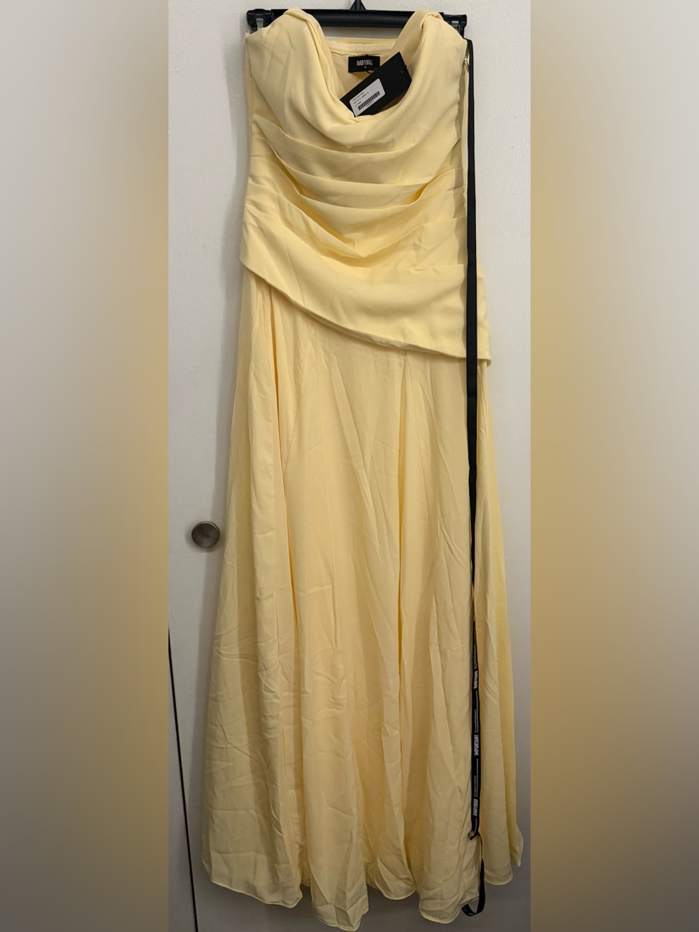 Yellow Maxi Dress - Elegant Lightweight Summer Maxi